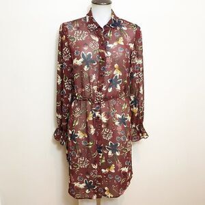 🌸FLORAL Chiffon Dress w/ Front Buttons